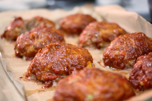 individual chipotle turkey meatloaves perfectly cooked