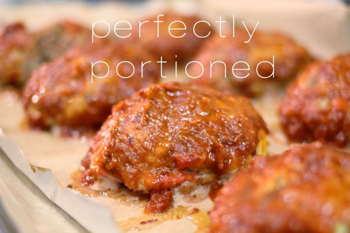 individual chipotle turkey meatloaves - perfectly portioned